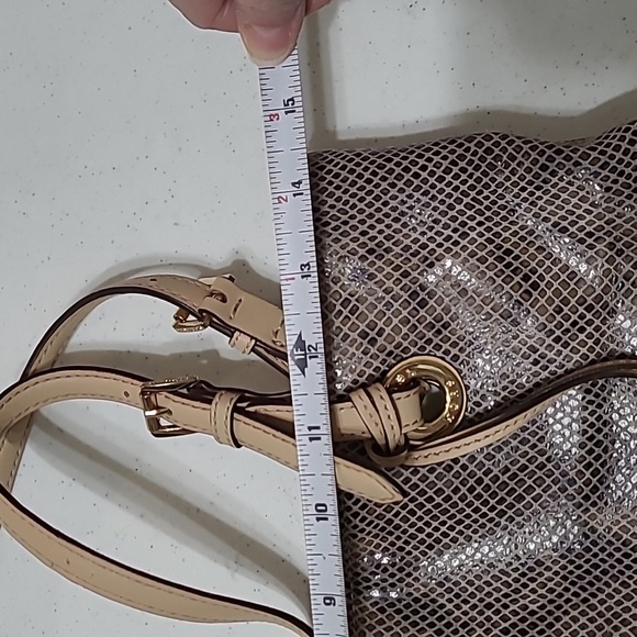 Michael Kors snakeskin, double strap, shoulder bag - Picture 15 of 16